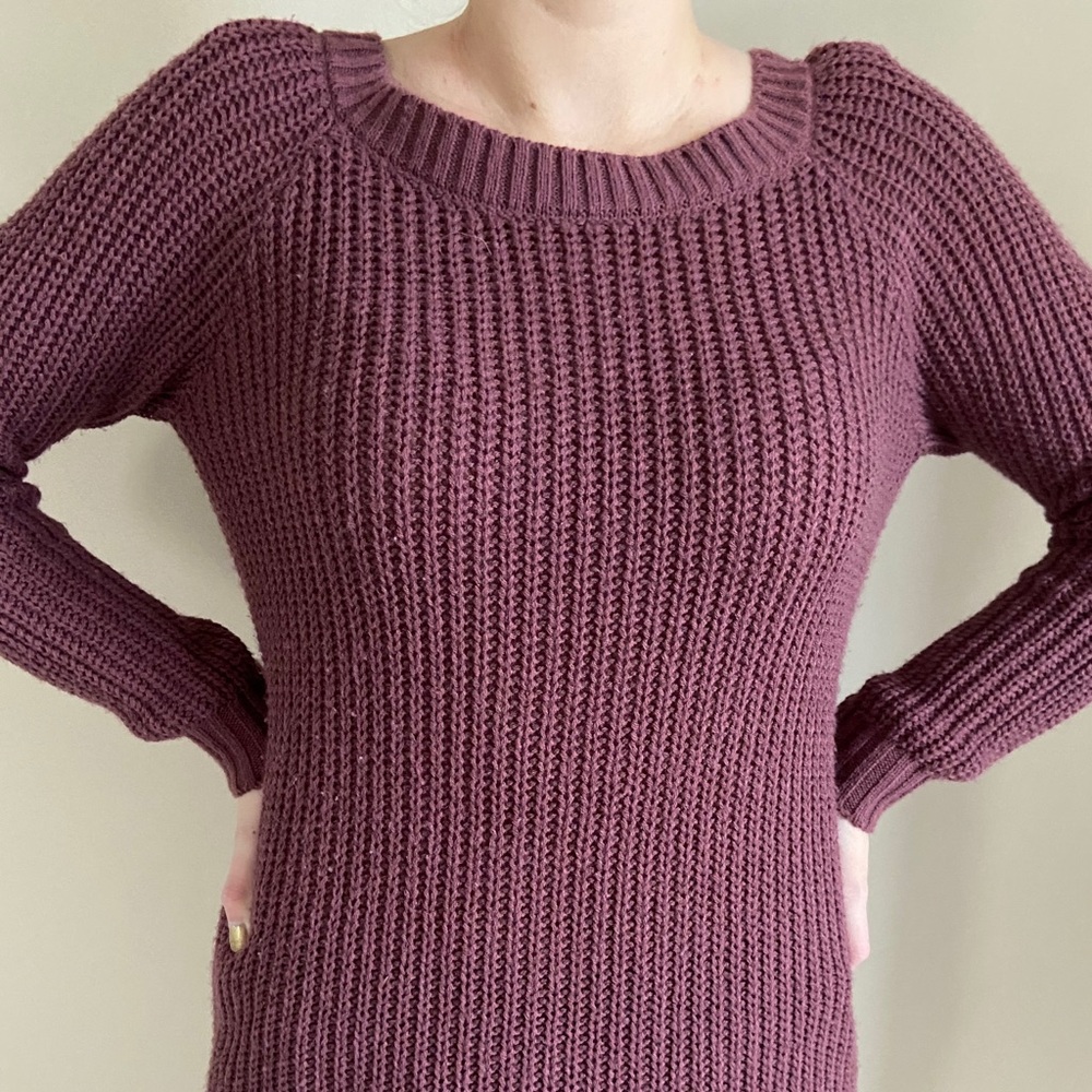 Burgundy Charlotte Russe Sweater
